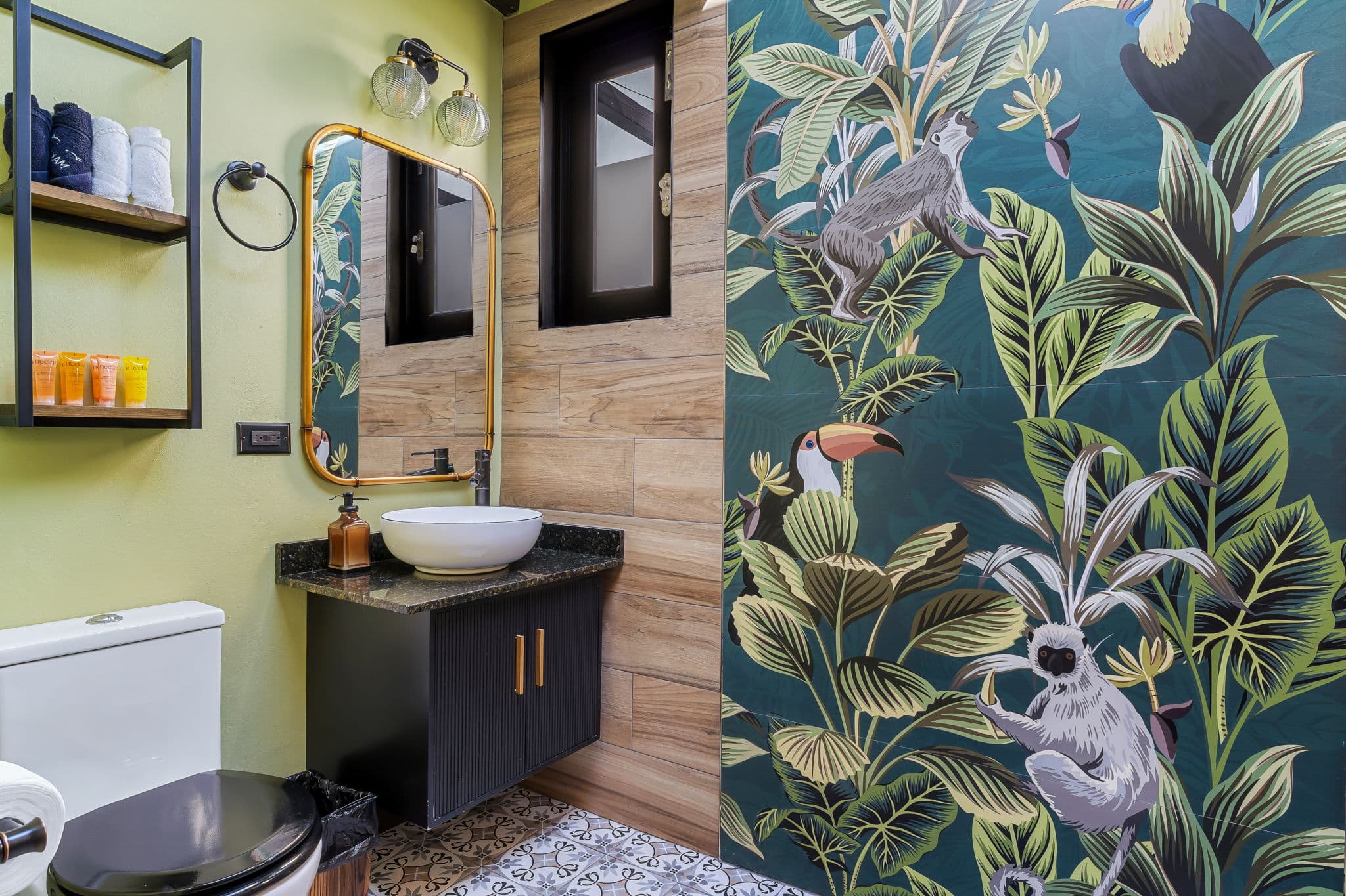 Boutique restroom details